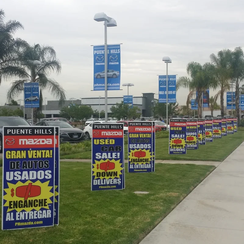 Street pole banners